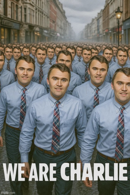 We are Charlie | image tagged in we are charlie | made w/ Imgflip meme maker