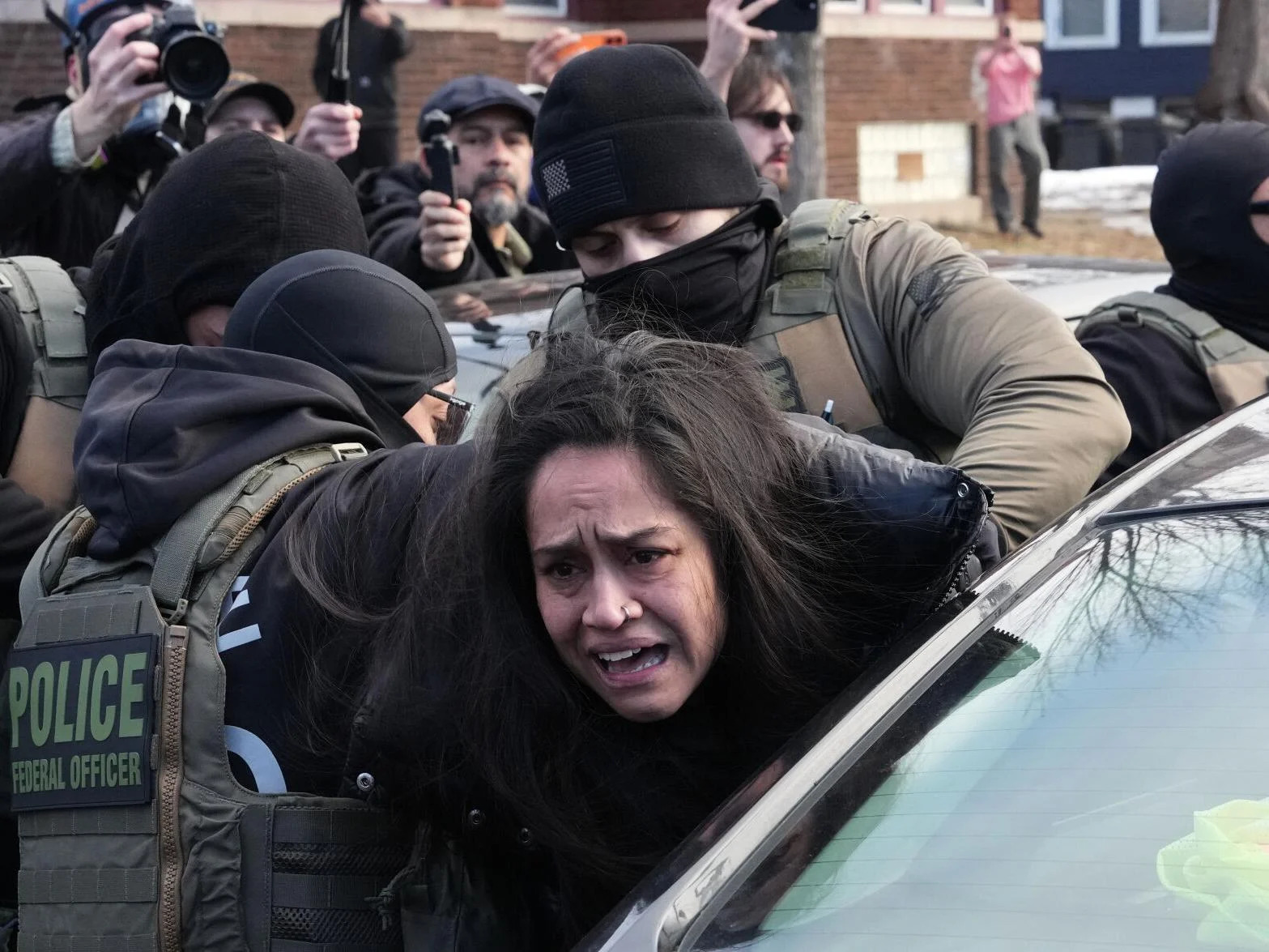 Sad arrest Blank Meme Template