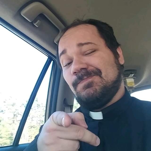 Cool Priest Blank Meme Template