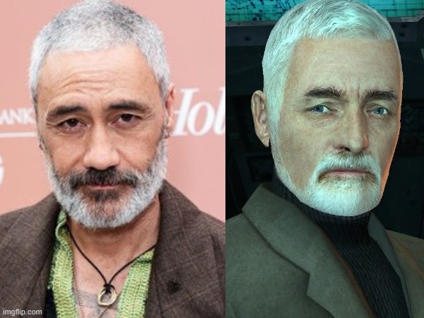 Taika Waititi as Dr. Breen | image tagged in half life,half life 3,video games | made w/ Imgflip meme maker