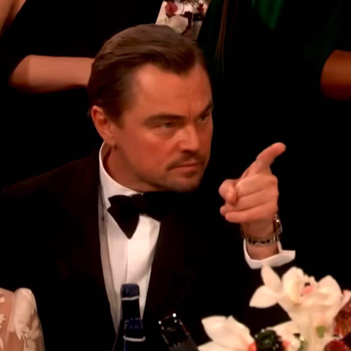 Leo's talking to you Blank Meme Template