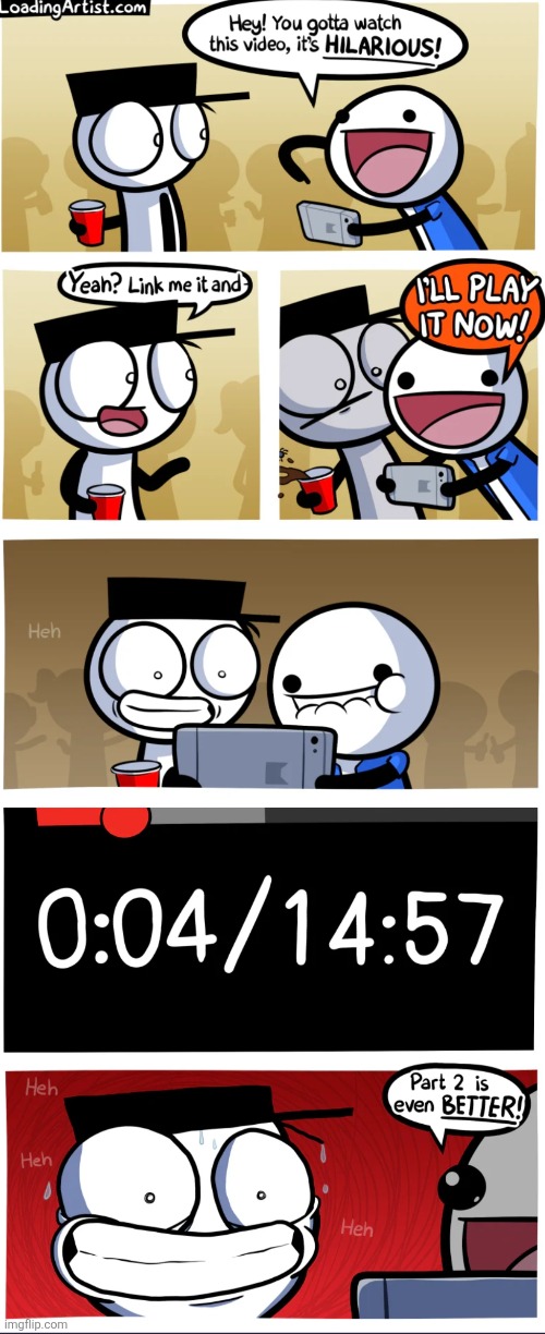 image tagged in comics,loadingartist,videos,youtube,relatable,long | made w/ Imgflip meme maker