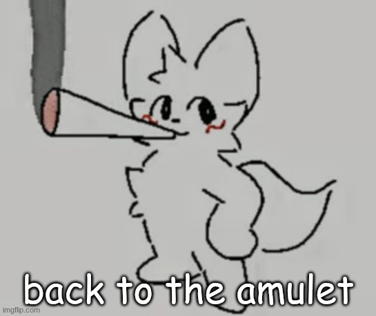*icon | back to the amulet | image tagged in smoking bk | made w/ Imgflip meme maker