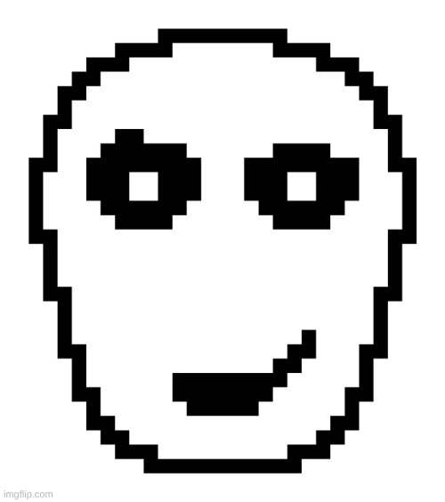 Wing Gaster Face | image tagged in wing gaster face | made w/ Imgflip meme maker