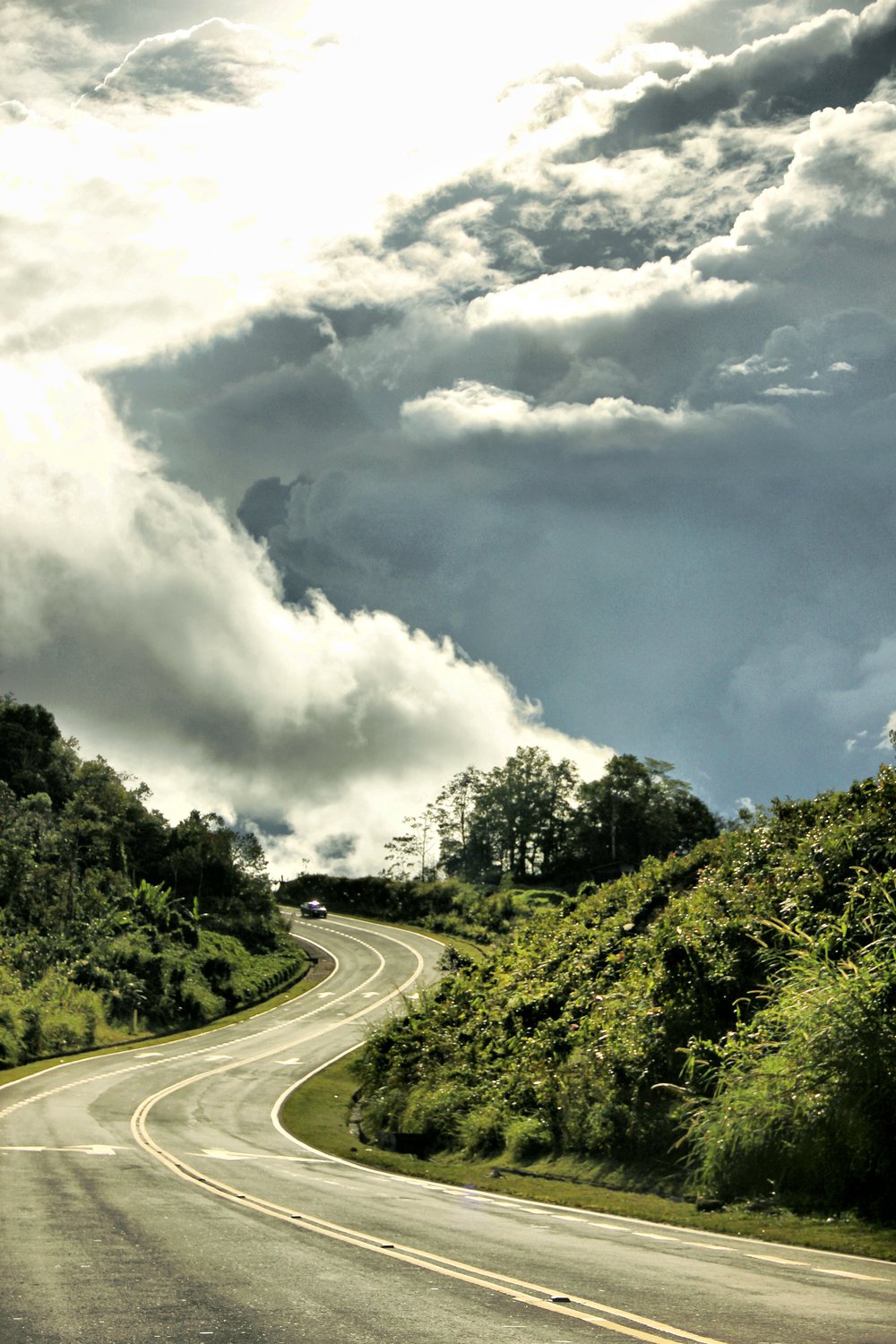 The beautiful road Blank Meme Template