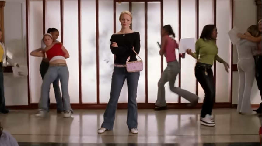 Regina George in chaos Blank Meme Template