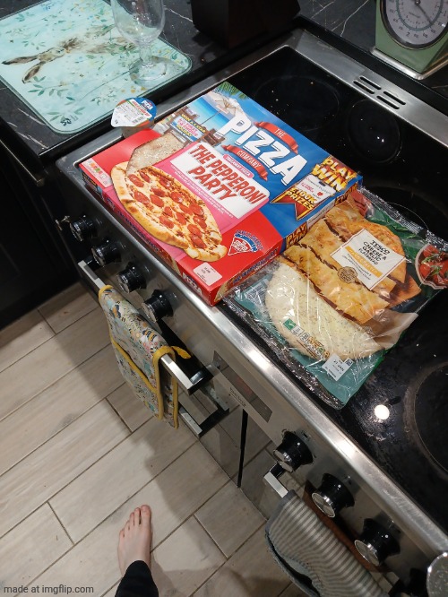 dinner tonight (I have chicken in the air fryer as well | made w/ Imgflip meme maker