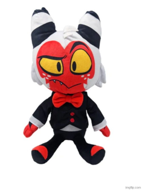 Plush moxxie | image tagged in plush moxxie | made w/ Imgflip meme maker