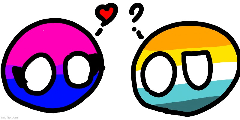 hehehehehee | image tagged in ball,art,comic,lgbtq | made w/ Imgflip meme maker