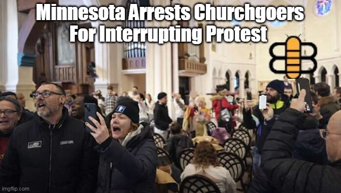 Minnesota Arrests Churchgoers For Interrupting Protest | made w/ Imgflip meme maker