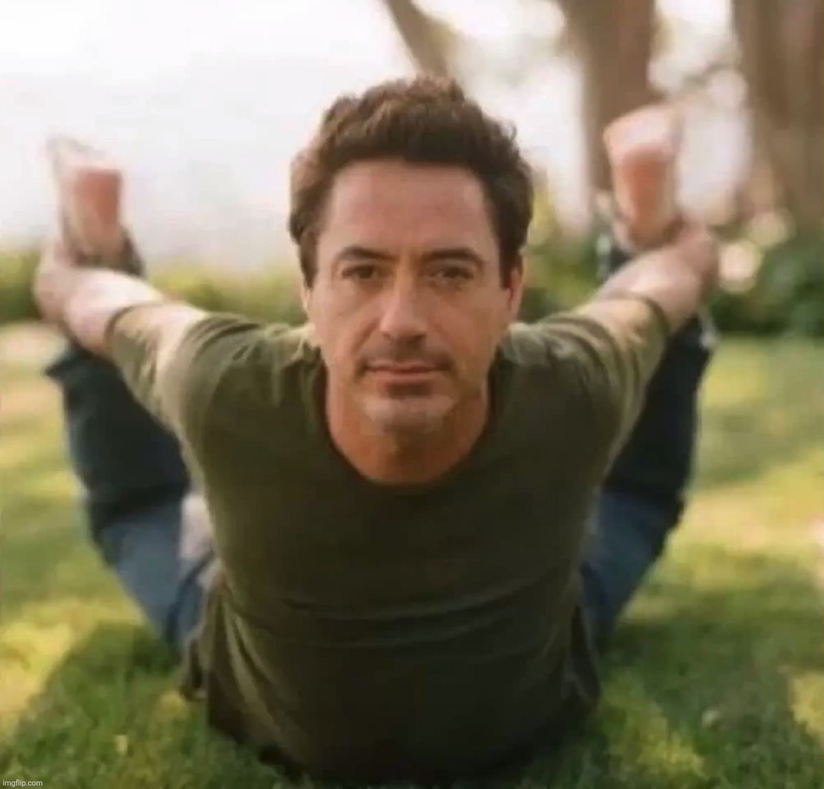 I eat children | image tagged in robert downy jr | made w/ Imgflip meme maker