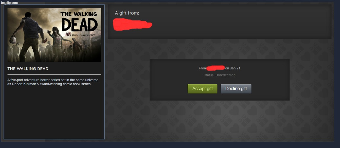 My friend gifted me this, which is something I really wanted btw. | made w/ Imgflip meme maker