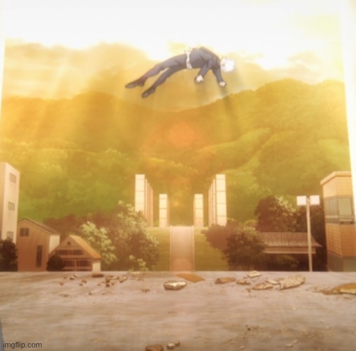 image tagged in gojo float | made w/ Imgflip meme maker