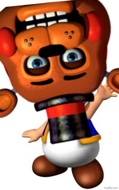 Toad freddy Blank Meme Template