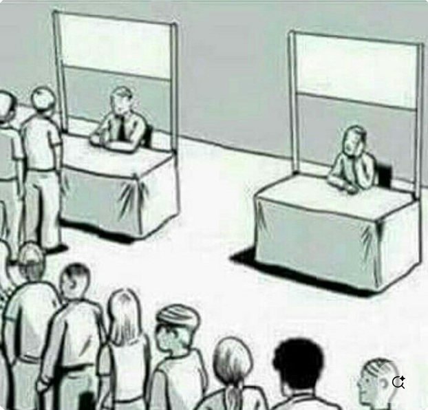 waiting lines Blank Meme Template