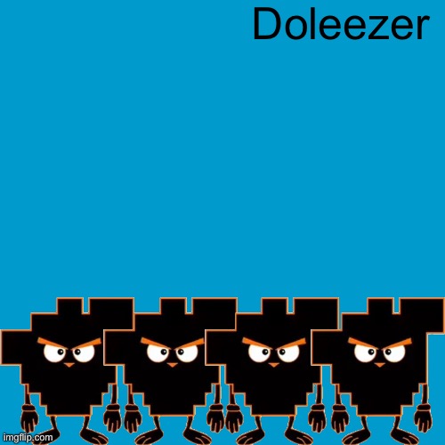 Scourgepost status | Doleezer | image tagged in blank weezer blue album edit | made w/ Imgflip meme maker