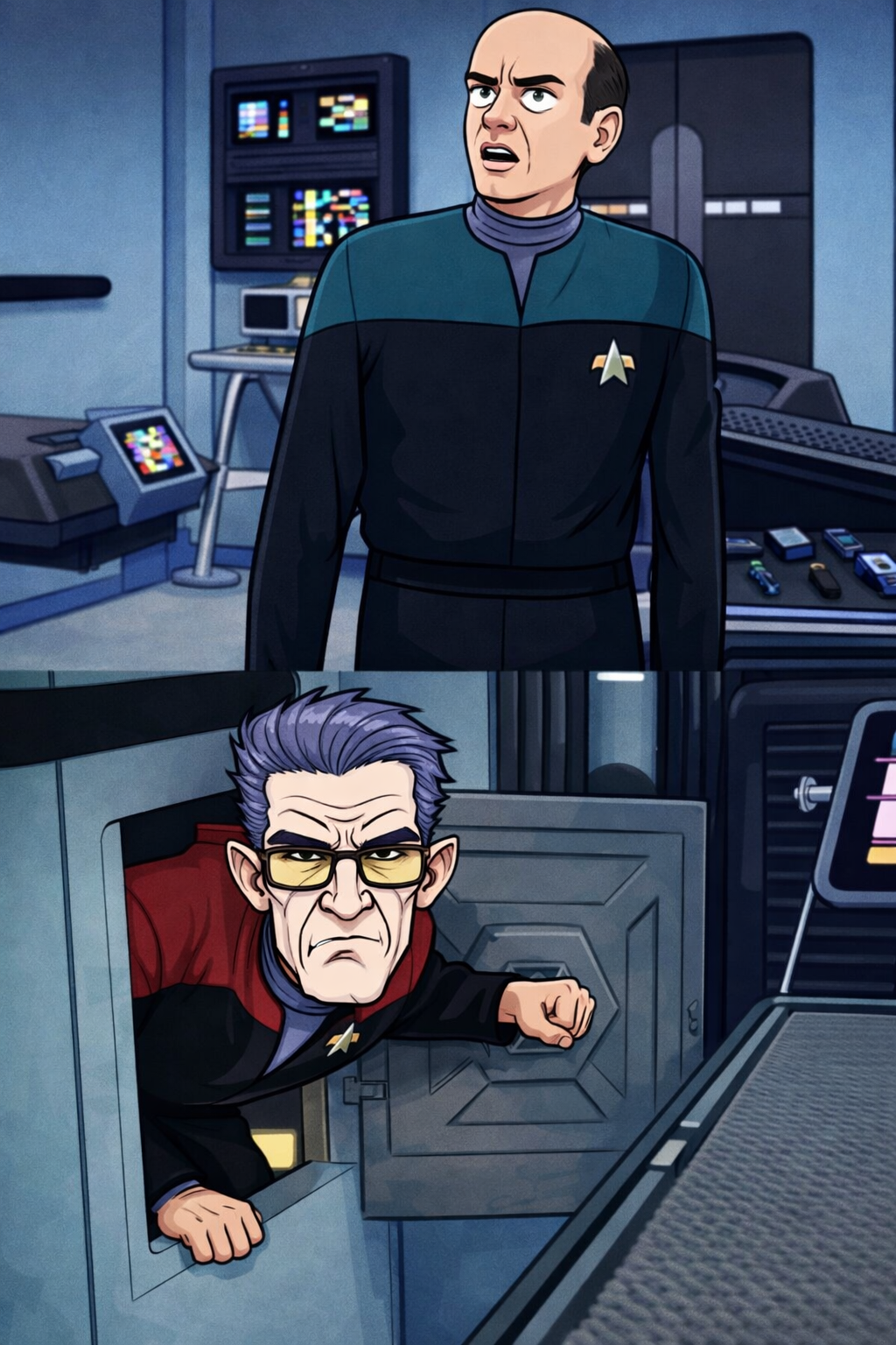 The Gen X Grouch Voyager Blank Meme Template