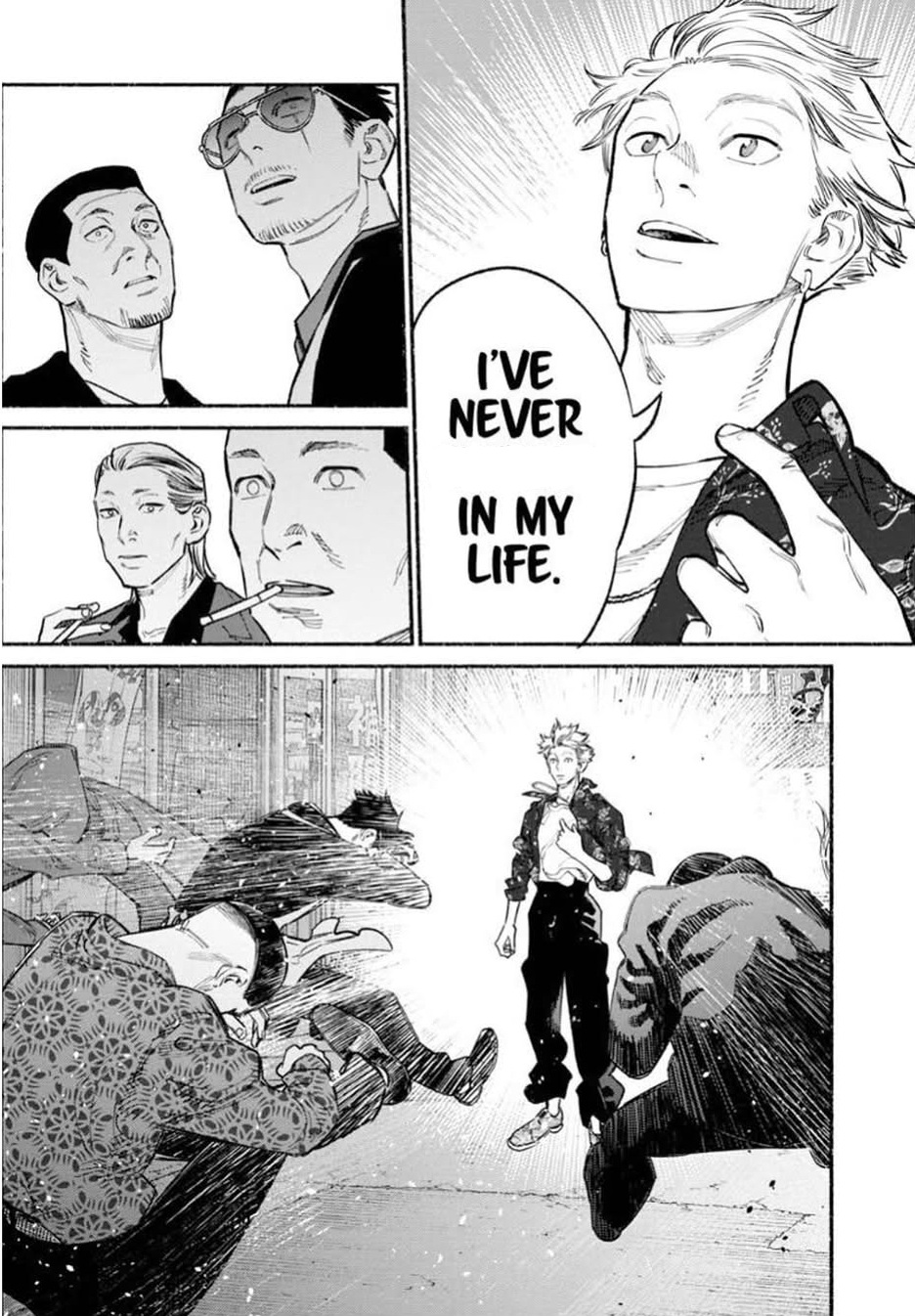 I've never smoked in my life Blank Meme Template