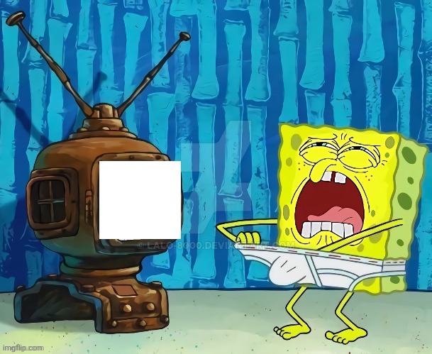 image tagged in spongebob jerking off to tv | made w/ Imgflip meme maker