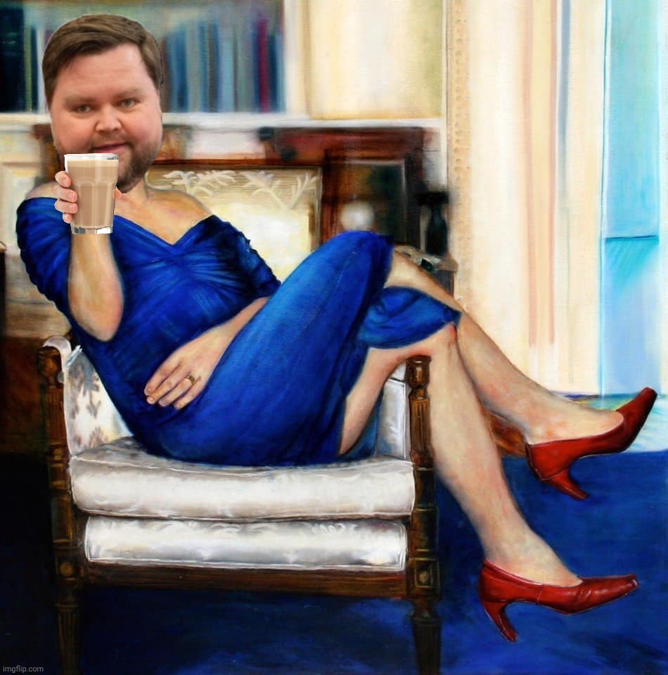 Bill Clinton in Blue Dress | image tagged in bill clinton in blue dress | made w/ Imgflip meme maker