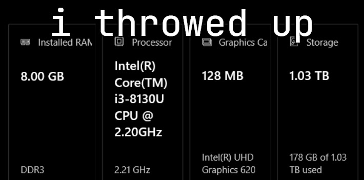 i throwed up | made w/ Imgflip meme maker