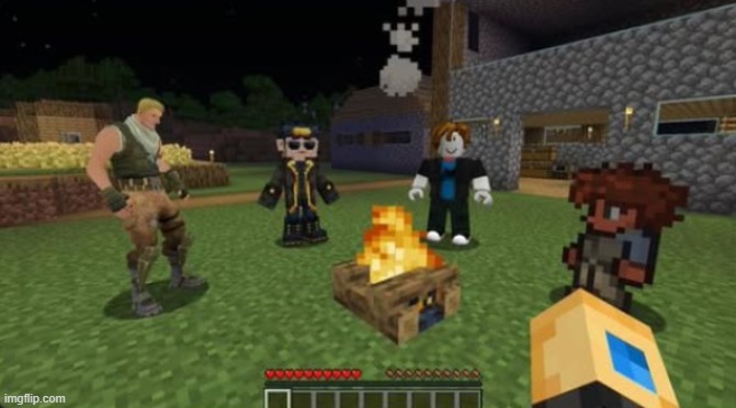 all my fellass | image tagged in gaming,minecraft,terraria,roblox,idk the other one | made w/ Imgflip meme maker