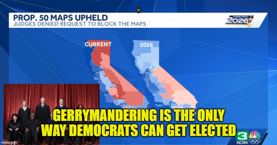 GERRYMANDERING IS THE ONLY WAY DEMOCRATS CAN GET ELECTED | made w/ Imgflip meme maker