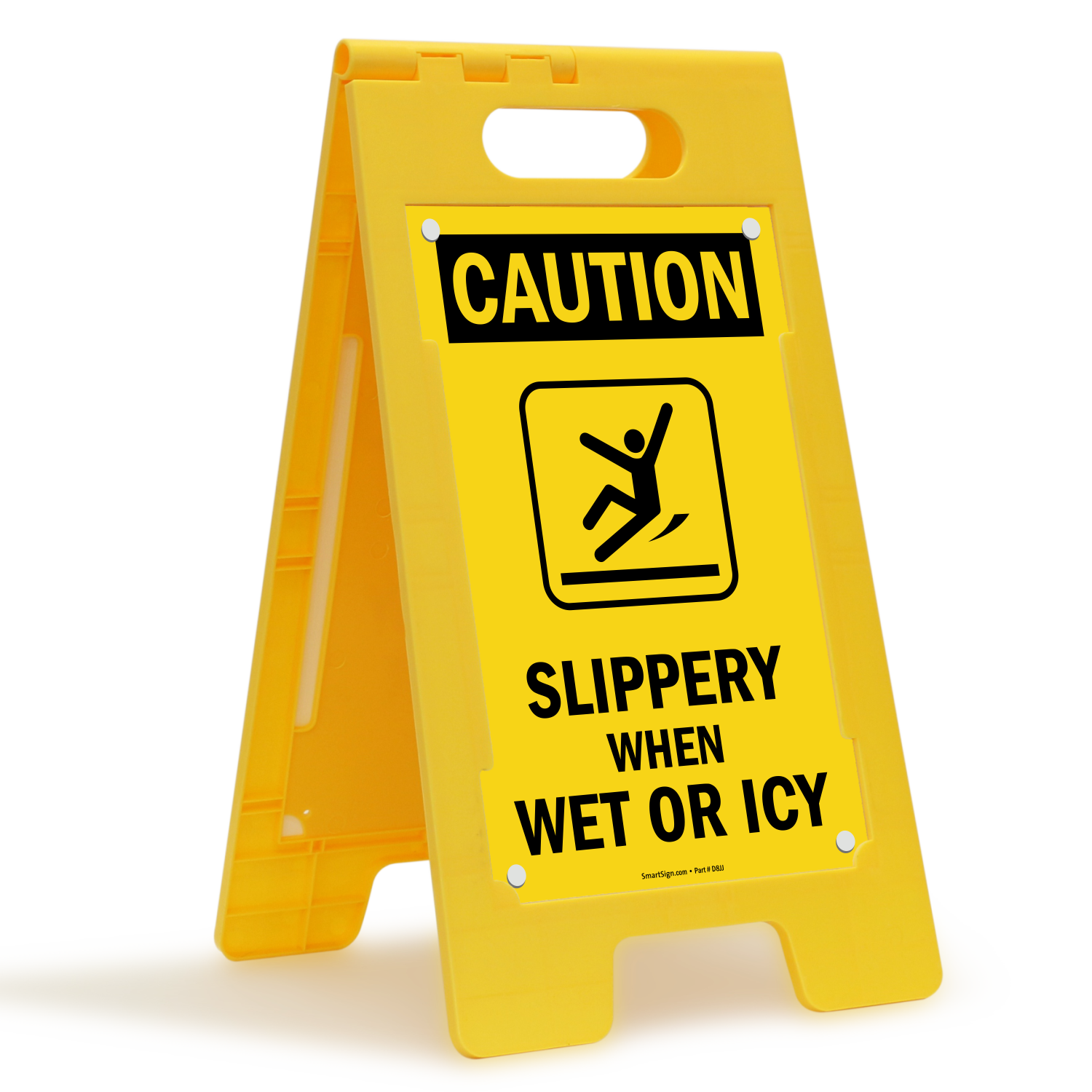 Slippery when wet sign Blank Meme Template