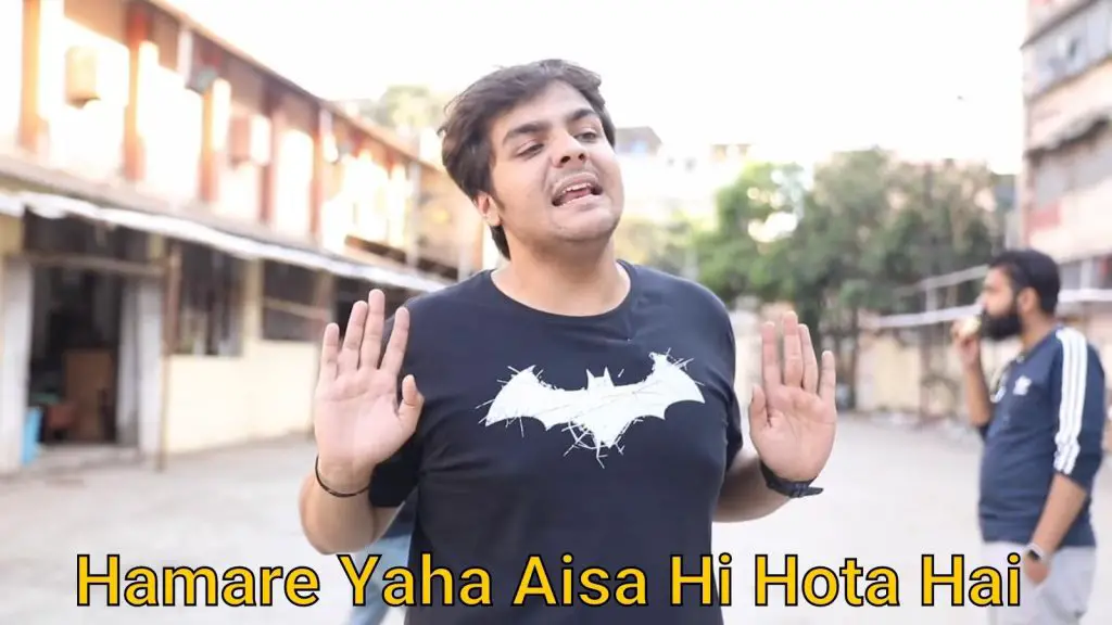 Hamare Yahan aisa hi hota hai Blank Meme Template