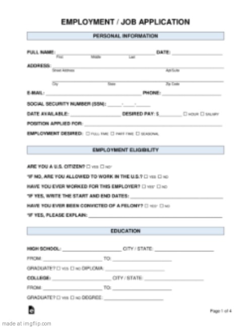 J*OB APLACTION | image tagged in j ob aplaction | made w/ Imgflip meme maker