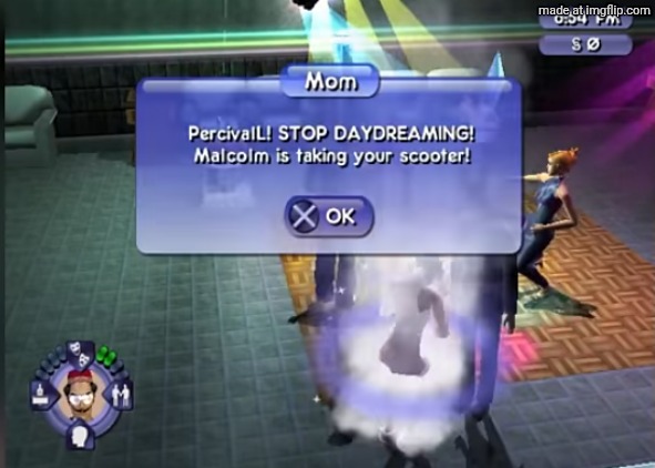 Don't just hate it when your mom manifests herself while you're in the middle of partying? | image tagged in not my sims | made w/ Imgflip meme maker