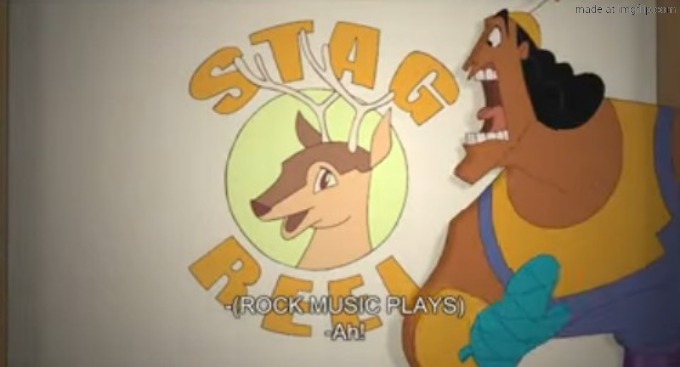 Is this a Kronk moment? | image tagged in stag reel | made w/ Imgflip meme maker