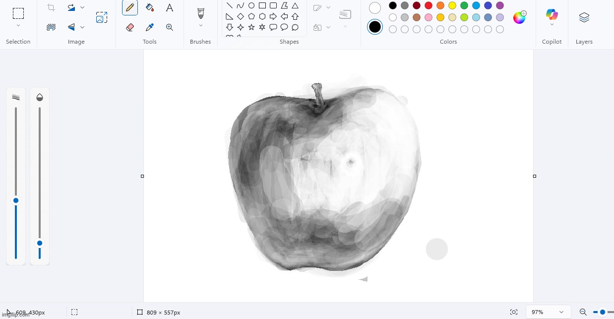 i drew an apple in ms paint lmaoz | made w/ Imgflip meme maker