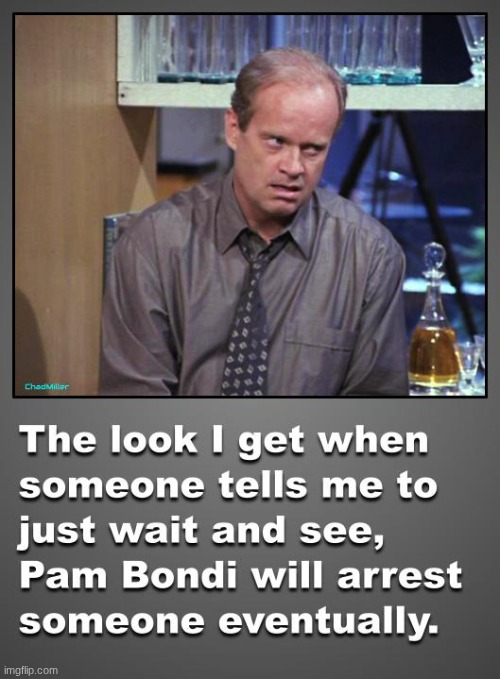 image tagged in pam bondi,attorney general,government corruption,democrats,politics | made w/ Imgflip meme maker