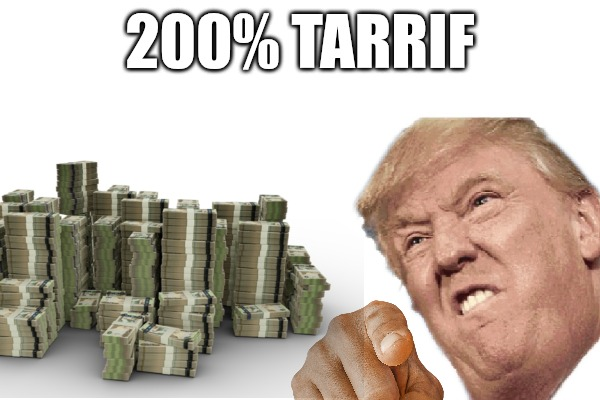200% Tarrif Blank Meme Template