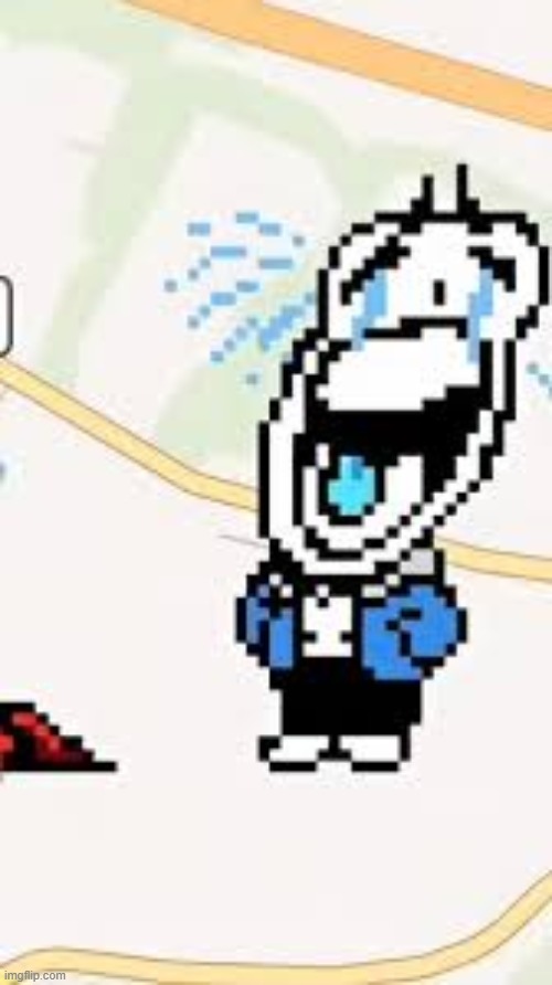 Real Undertale fans cry in Fallen Down. | made w/ Imgflip meme maker