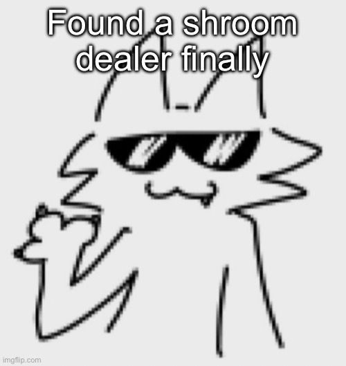 Illegal to grow them here sooo | Found a shroom dealer finally | image tagged in awesomesauce | made w/ Imgflip meme maker