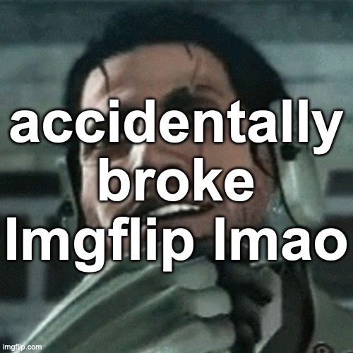 jetstream sam thinking | accidentally broke Imgflip lmao | image tagged in jetstream sam thinking | made w/ Imgflip meme maker