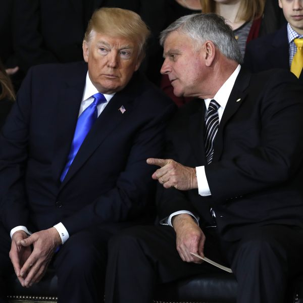 High Quality Trump and Evangelicals Blank Meme Template