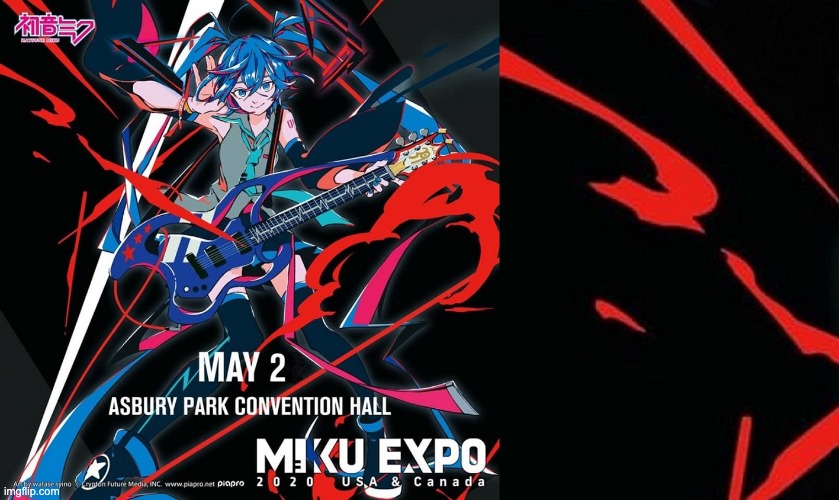 MIKU EXPO 2020 Asbury Park template | image tagged in miku expo 2020 asbury park template | made w/ Imgflip meme maker