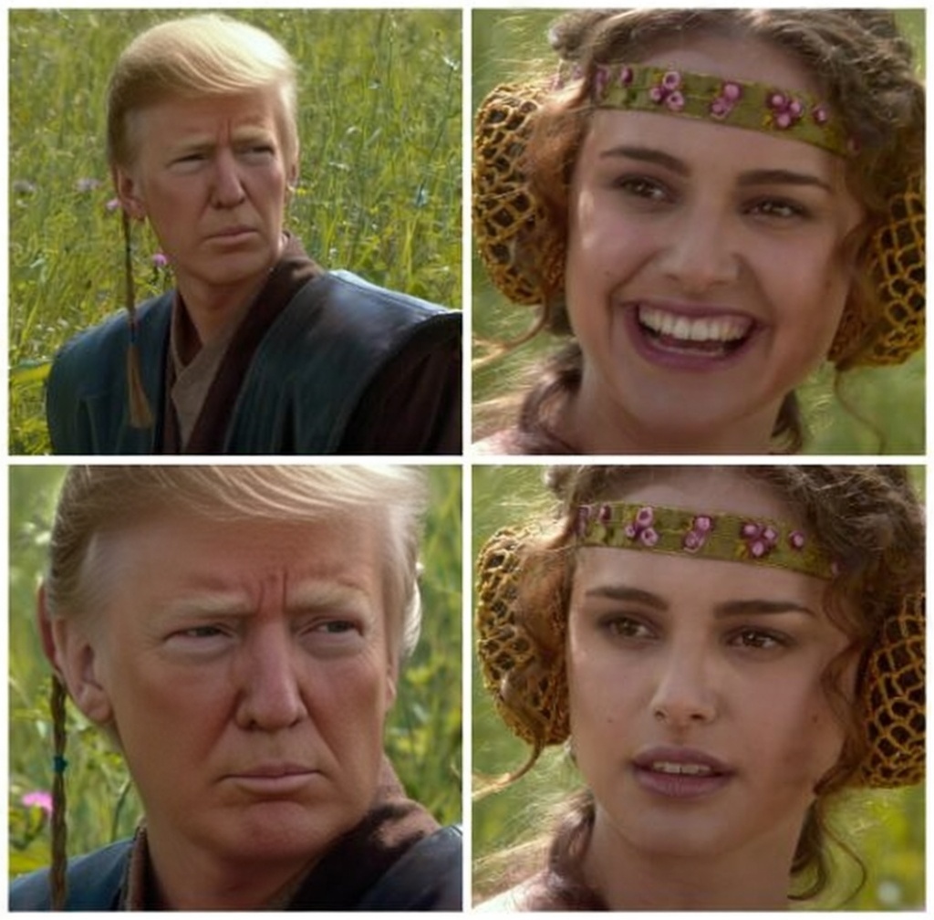 Trump Star Wars Blank Meme Template