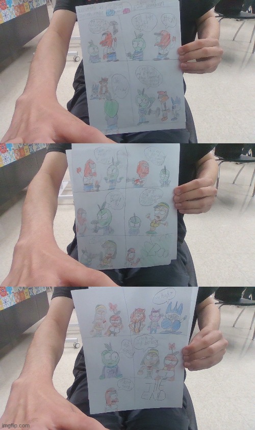 Script for comic in comments ( The gender ray 2000! ) | made w/ Imgflip meme maker