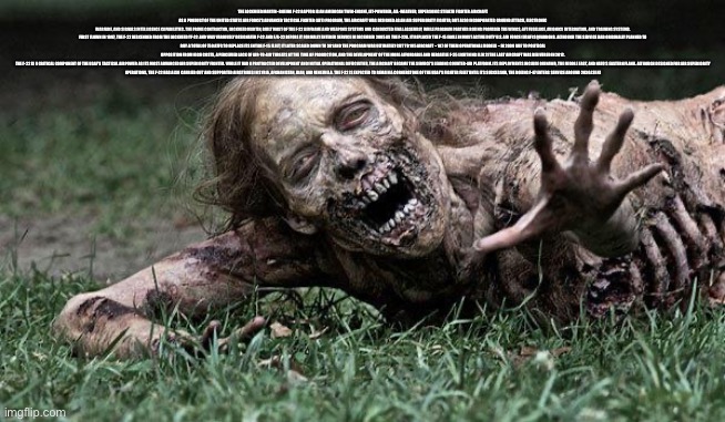 Walking Dead Zombie | THE LOCKHEED MARTIN–BOEING F-22 RAPTOR IS AN AMERICAN TWIN-ENGINE, JET-POWERED, ALL-WEATHER, SUPERSONIC STEALTH FIGHTER AIRCRAFT. AS A PRODU | image tagged in walking dead zombie | made w/ Imgflip meme maker