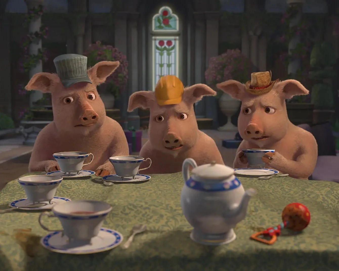 Three Little Pigs Blank Meme Template