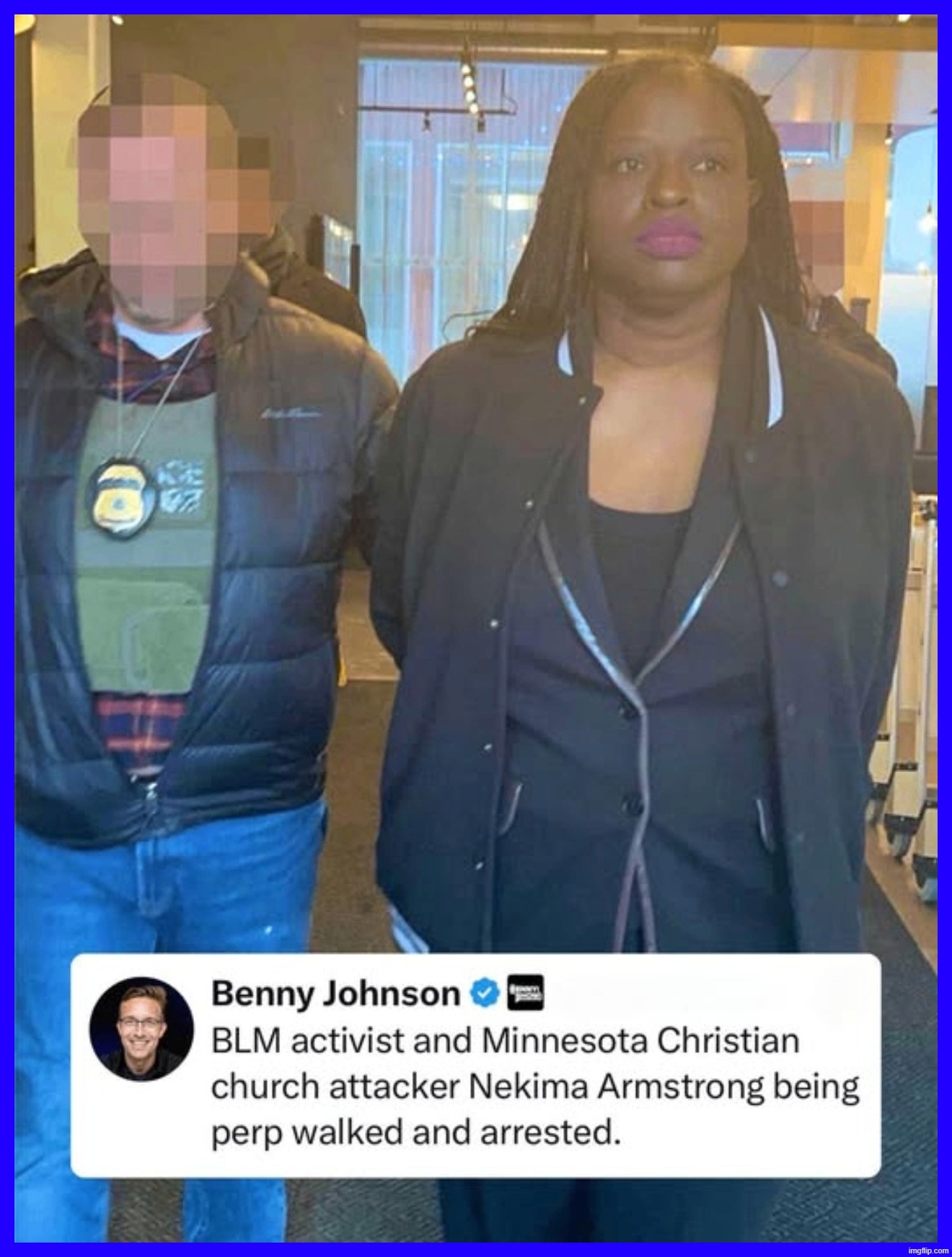 Black Lies Matter | image tagged in black lies matter,perp walk,radical leftists,cultural marxism,communists,crush the commies | made w/ Imgflip meme maker