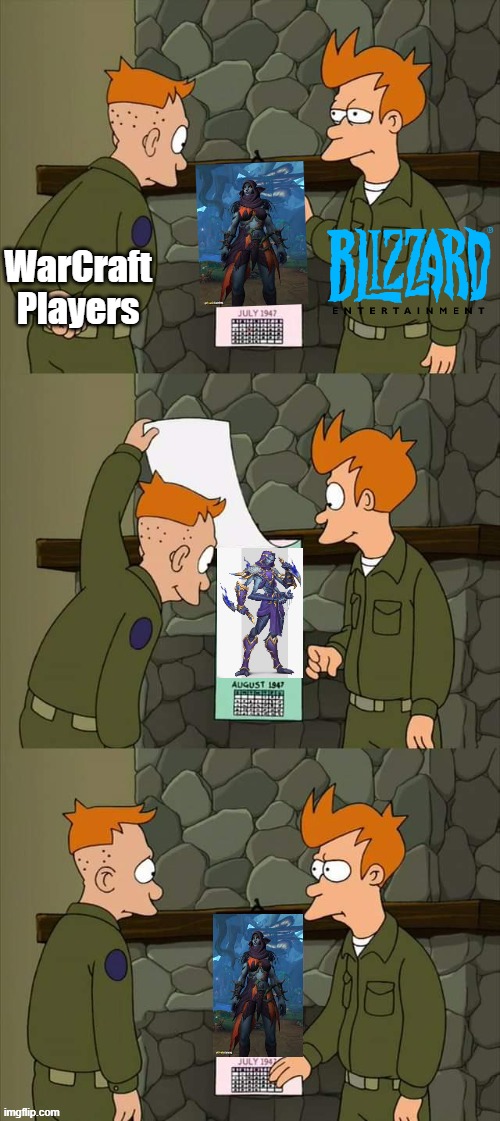 Enjoy the Haranir | WarCraft Players | image tagged in just enjoy this calendar,nerubian,haranir,world of warcraft | made w/ Imgflip meme maker