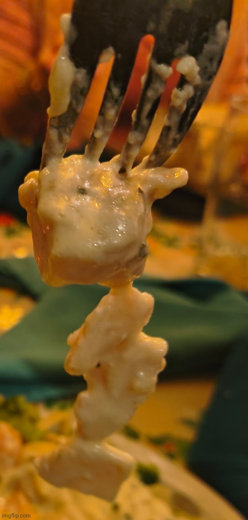 Yesterday, I ate chicken Alfredo for the first time and a piece of chicken looked like this, I thought it looked like a fish. | made w/ Imgflip meme maker