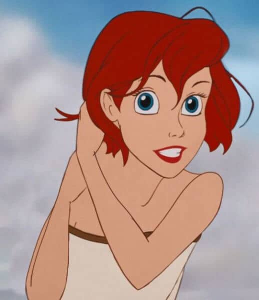 Ariel short hair Blank Meme Template