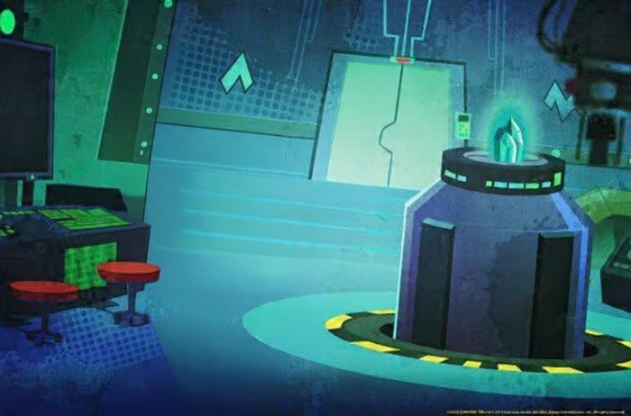 Laboratory Background in Rocky Perch Blank Meme Template