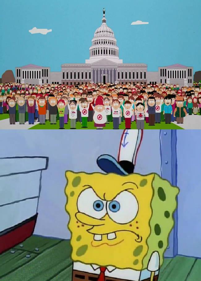 Sponebob hates who ? Blank Meme Template